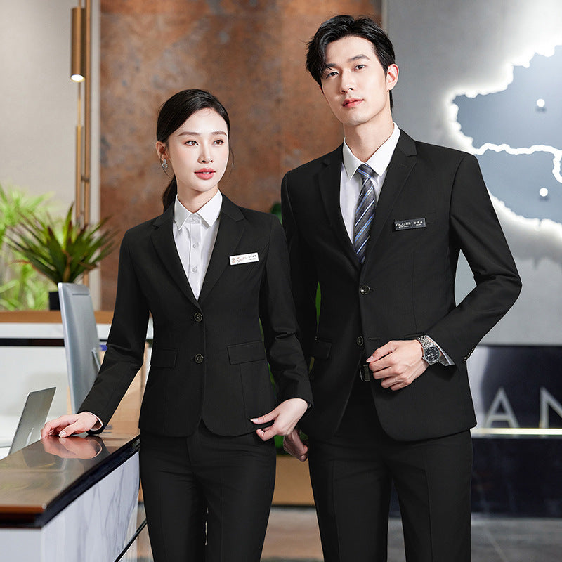 Men's And Women's Same Work Clothes Suit