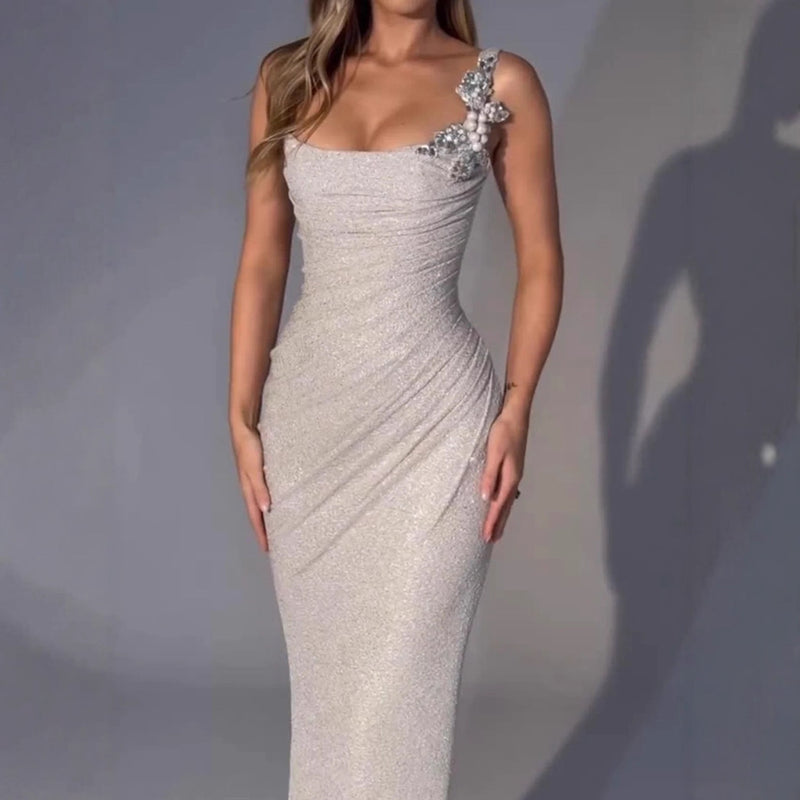 Glamorous Diamond Sparkle Party Dress