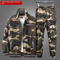 Lightweight Men’s Camo Cargo Suit – Anti-Dirt & Durable Design