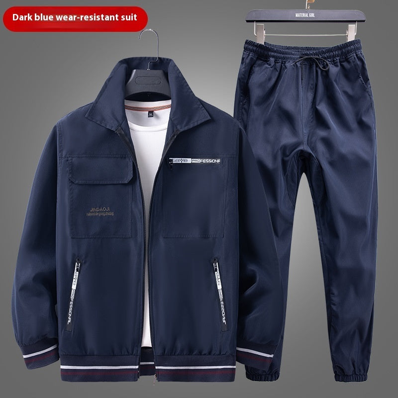 Lightweight Men’s Camo Cargo Suit – Anti-Dirt & Durable Design