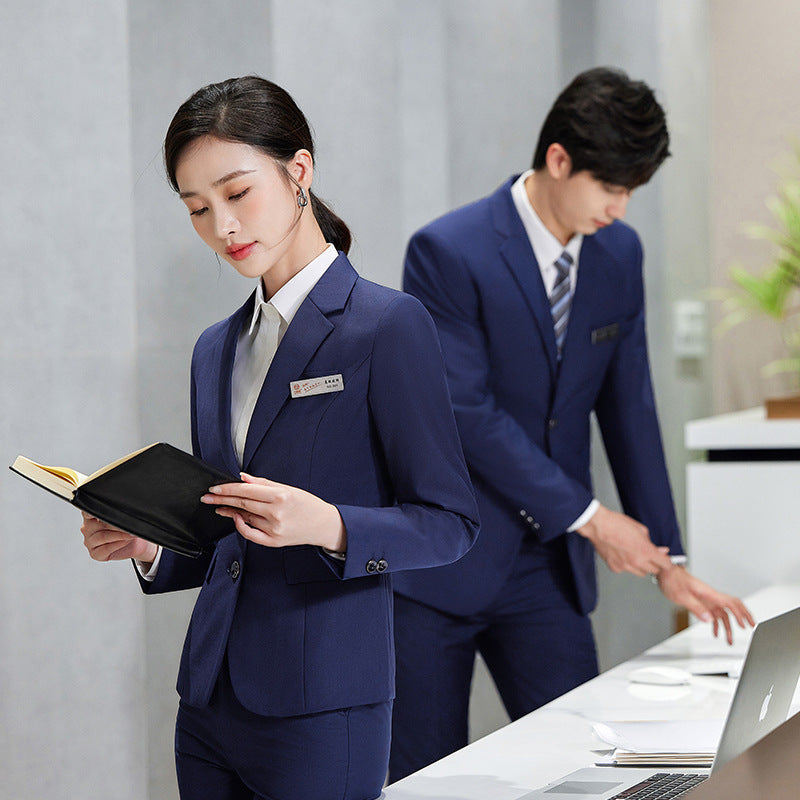 Men's And Women's Same Work Clothes Suit