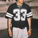 Digital Printing Sports Jersey Casual Loose Short Sleeves T-shirt