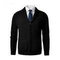 Business Casual Knitted Wool Cardigan For Men