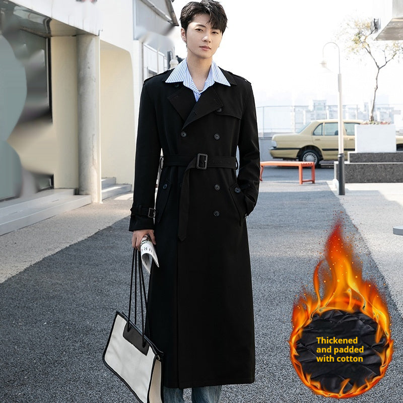 Windbreaker Men's Long Type Slim Fit